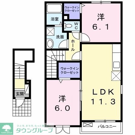 プロムナード ヒルの物件間取画像
